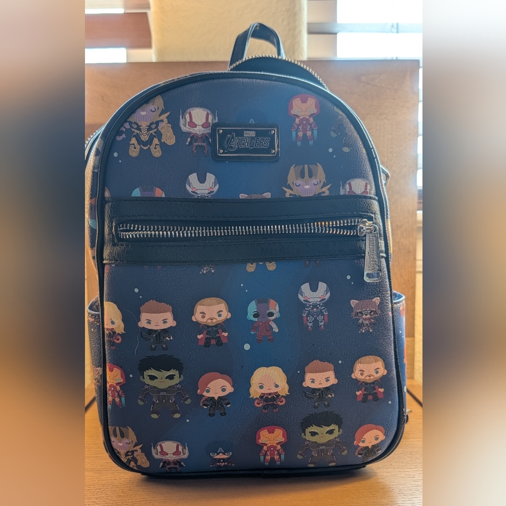 Loungefly Avengers Blue Backpack